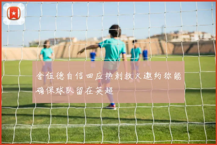舍伍德自信回应热刺救火邀约称能确保球队留在英超